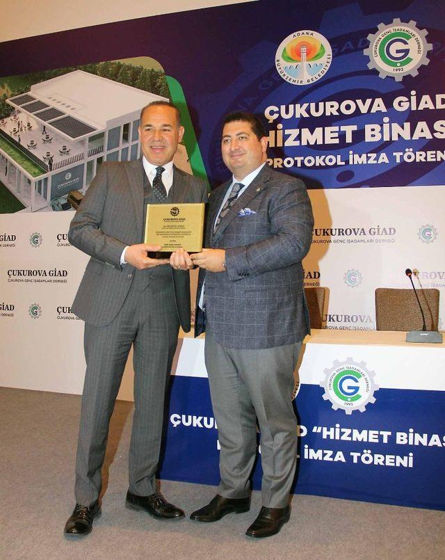 Çukurova GİAD ile Büyükşehir hizmet binası yer tahsis protokolünü imzaladı