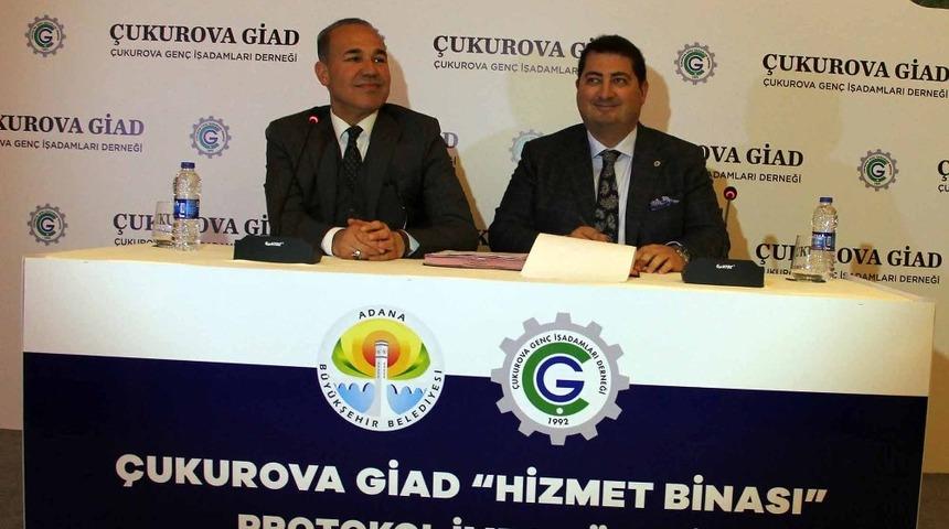 &Ccedil;ukurova GİAD ile B&uuml;y&uuml;kşehir hizmet binası yer tahsis protokol&uuml;n&uuml; imzaladı