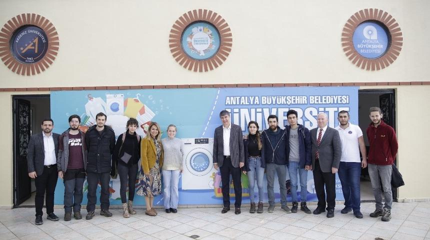 B&uuml;y&uuml;kşehir&rsquo;den &ouml;ğrencilere &uuml;cretsiz &ccedil;amaşırhane, ASMEK, ANTBİS, wifi hizmeti