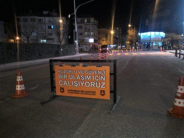 Karaman Belediyesinden ‘önce yaya’ çalışması 1