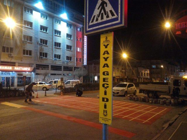 Karaman Belediyesinden ‘önce yaya’ çalışması 4
