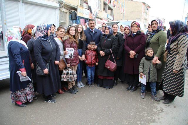 Başkan Gürkan’dan yoğun seçim mesaisi