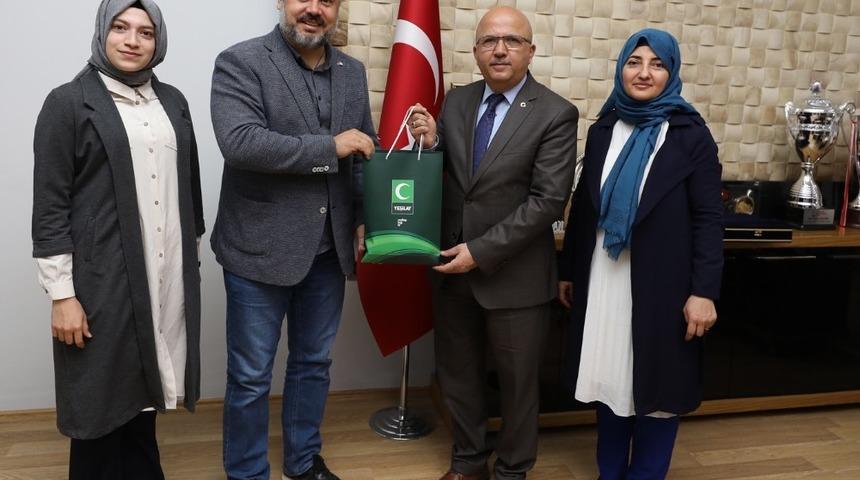 Yeşilay’dan Başkan Çoban’a ziyaret