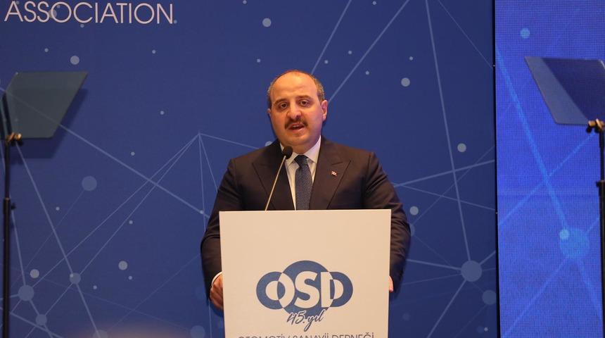 Bakan Varank,  Otomotiv Sanayi Derneği Genel Kurulu toplantısına katıldı
