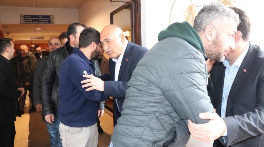 Sanayi esnafı Şahin’e kahvaltı verdi