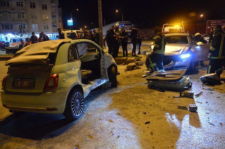 Yeni aldığı otomobilde sıkıştı, kaskosunu sordu G1