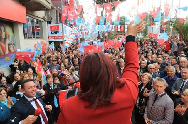 Başkan Çerçioğlu, İncirliova seçim ofisini açtı