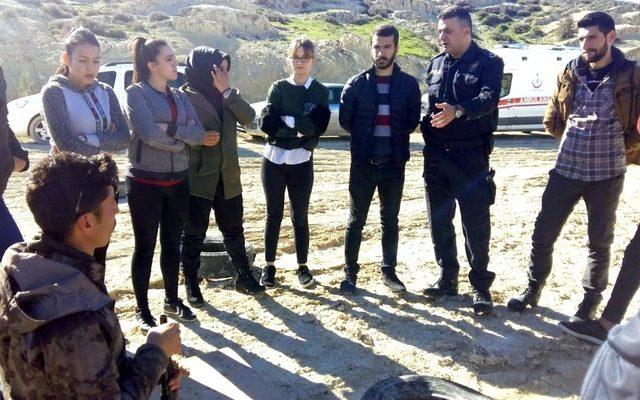 SBMYO öğrencileri özel güvenlik eğitimi etkinliğine katıldı