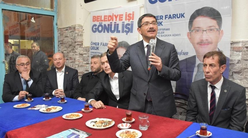 Selendililerden Başkan &Ccedil;elik&rsquo;e tam destek