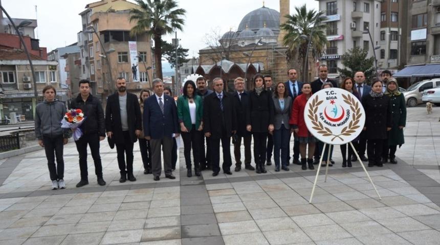 Biga´da 14 Mart Tıp Bayramı kutlandı