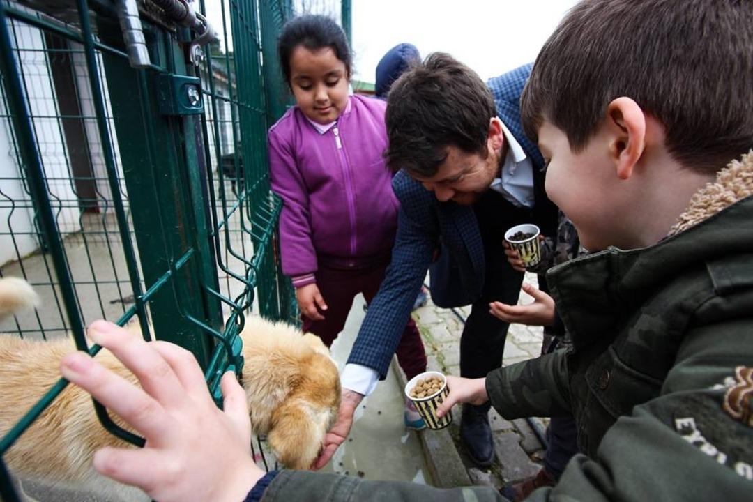 Har&ccedil;lıklarından arttırdıkları paralarla sokak hayvanlarına mama aldılar