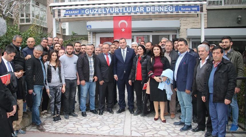 Taşdelen halkla kucaklaşıyor