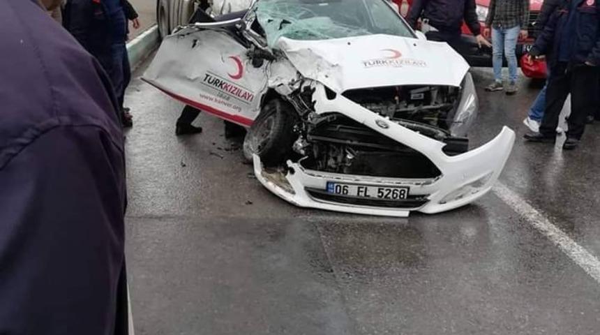 Kahramanmaraş&rsquo;ta trafik kazası: 2 yaralı