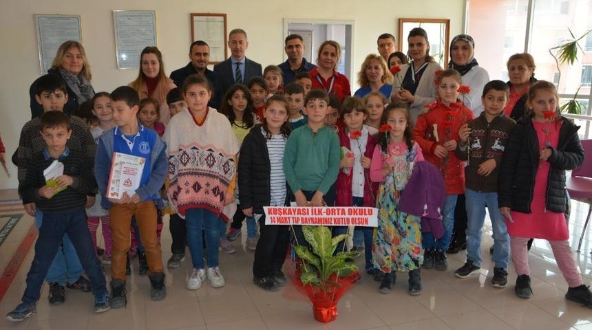 Miniklerden sağlıkçılara sürpriz