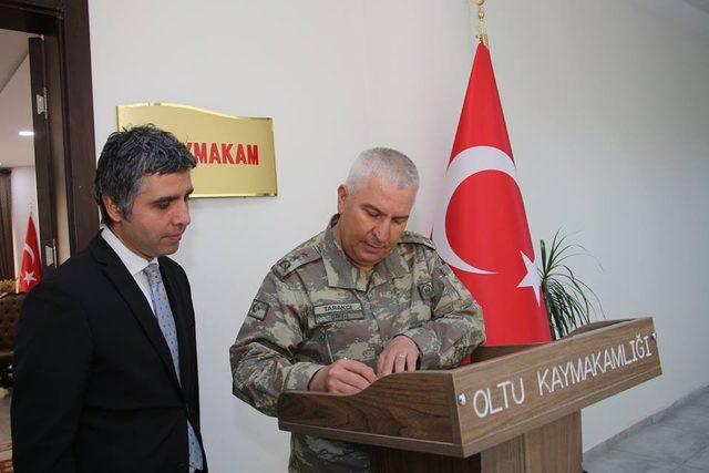 Kolordu Komutanı Tümgeneral Tarakçı Oltu’da