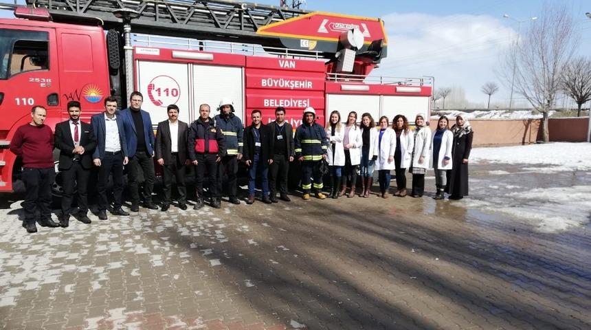 Erciş&rsquo;te yangın tatbikatı