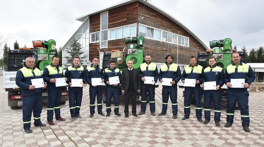 Tepebaşı haşere ile m&uuml;cadele ekiplerine eğitim