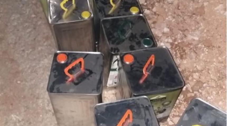 Zeytinyağı hırsızları polisten ka&ccedil;amadı