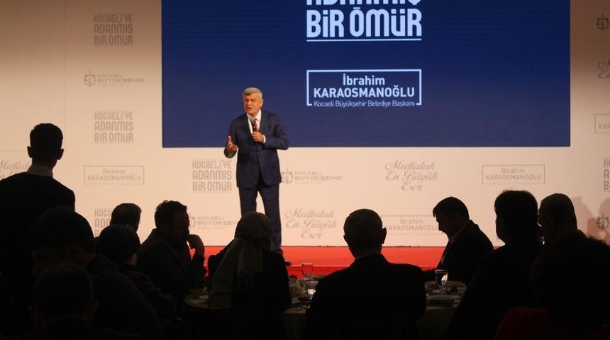 Kocaeli B&uuml;y&uuml;kşehir Belediye Başkanı Karaosmanoğlu: