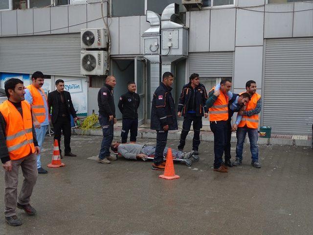 Özel Lokman Hekim Van Hastanesinde yangın tatbikatı