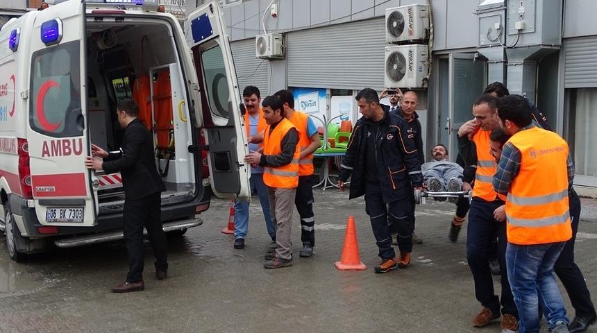 &Ouml;zel Lokman Hekim Van Hastanesinde yangın tatbikatı