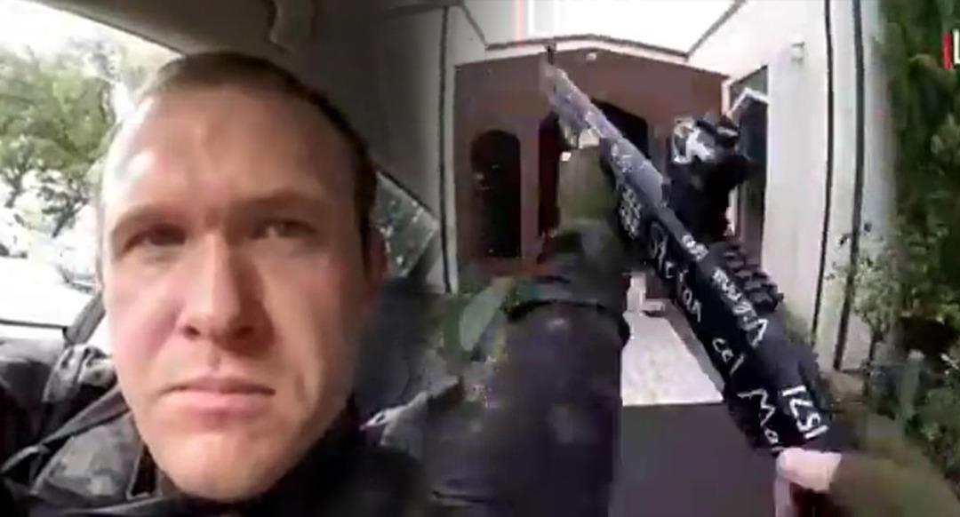 Yeni Zelanda'da iki camiye silahlı saldırı! Katliamın ilk g&ouml;r&uuml;nt&uuml;leri