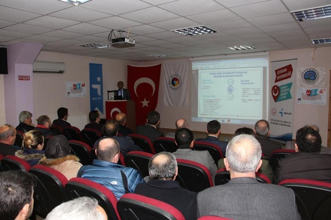 Oltu esnafına istihdam seferberliği teşvikleri anlatıldı