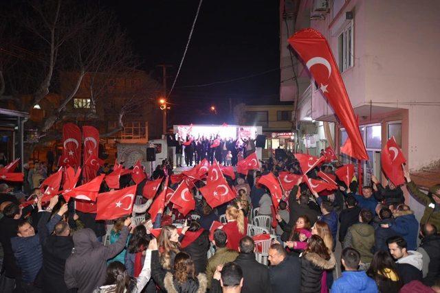 Üçpınar Cumhur İttifakını bağrına bastı