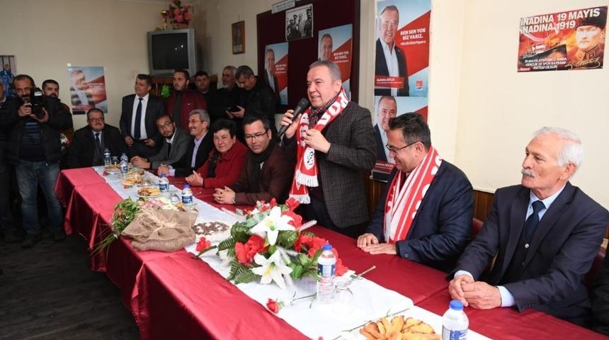 Başkan adayı B&ouml;cek, İbradı&rsquo;da