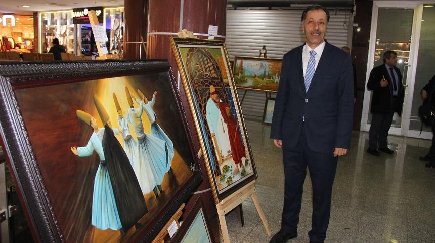 Fesih &Ouml;zyurt&rsquo;un 10. kişisel yağlı boya tabloları sergiye a&ccedil;ıldı