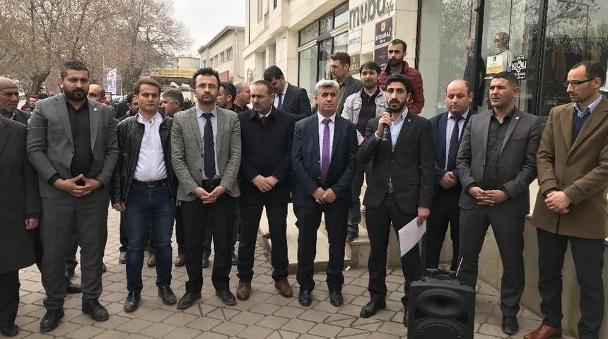 Iğdır&rsquo;da STK&rsquo;lar Yeni Zelanda&rsquo;da ki saldırıyı kınadı