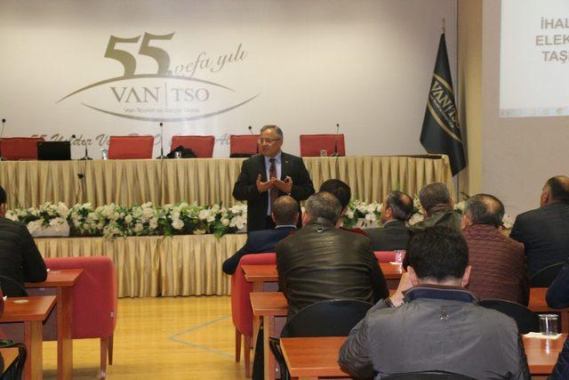 Van TSO’da “E-İhale ve E-Eksiltme” semineri