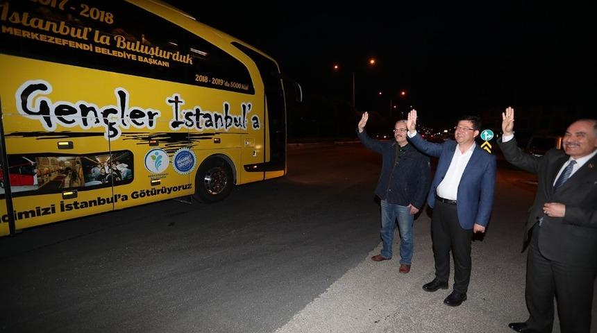 Başkan Subaşıoğlu gen&ccedil;leri İstanbul&rsquo;a uğurladı
