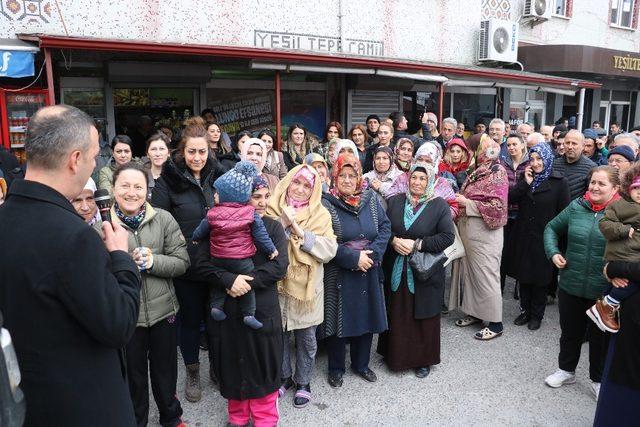 Alan’dan miting gibi mahalle toplantısı