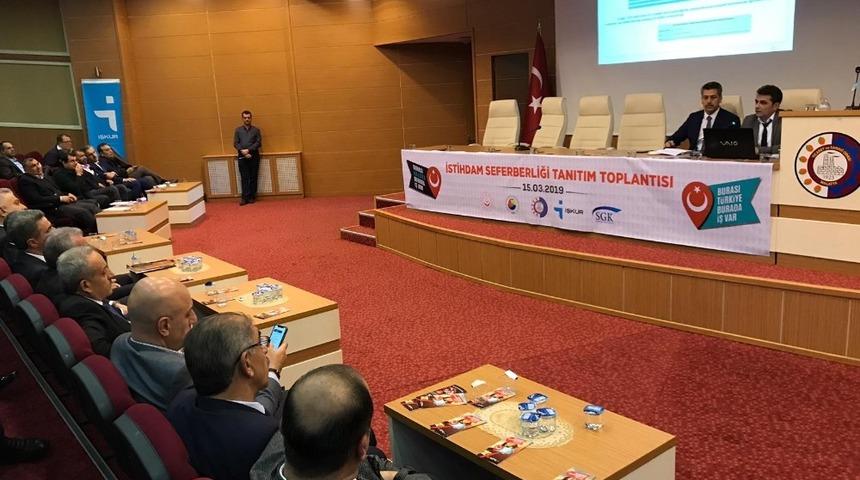 Malatya&rsquo;da İstihdam Seferberliği 2019 tanıtıldı