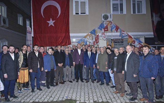 Başkan Togar ve Milletvekili Köktaş mahalleli ile buluştu