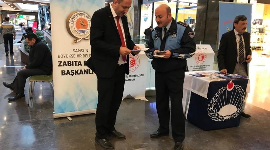 Zabıtadan T&uuml;keticiler G&uuml;n&uuml; etkinliği