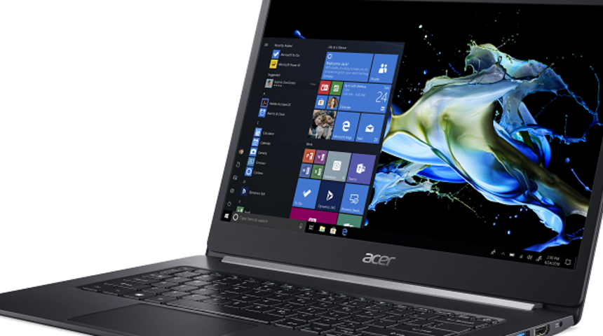 Acer&rsquo;dan profesyoneller i&ccedil;in en hafif ve en ince diz&uuml;st&uuml; serisi