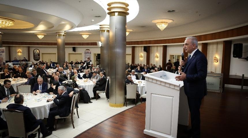 İsmet Yıldırım, eski teşkilat mensupları ile buluştu