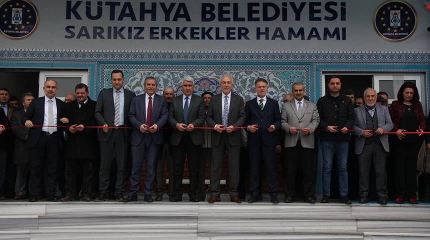 Ilıca Sarıkız Kadınlar ve Erkekler Hamamları hizmete sunuldu