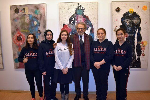 Prof. Dr. Koçan’ın SANKO Sanat Galerisindeki sergisine ilgi