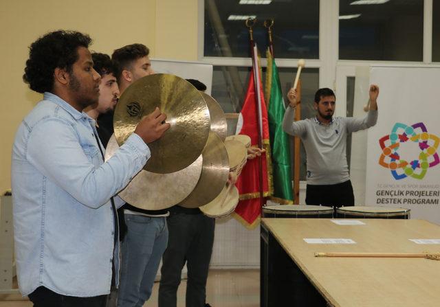 Samsun'da üniversiteli mehter takımı