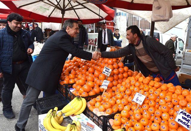 Başkan Ataç esnaf ziyaretlerine devam ediyor