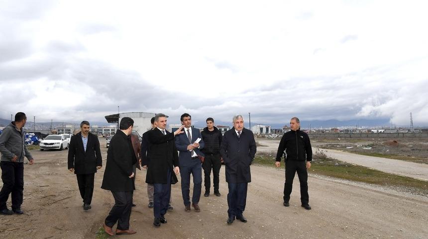 Vali Baruş, B&uuml;y&uuml;kşehir yatırımlarını inceledi