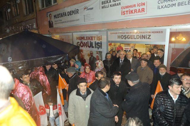 İlkadım’da seçim irtibat bürosu açılışına yoğun ilgi