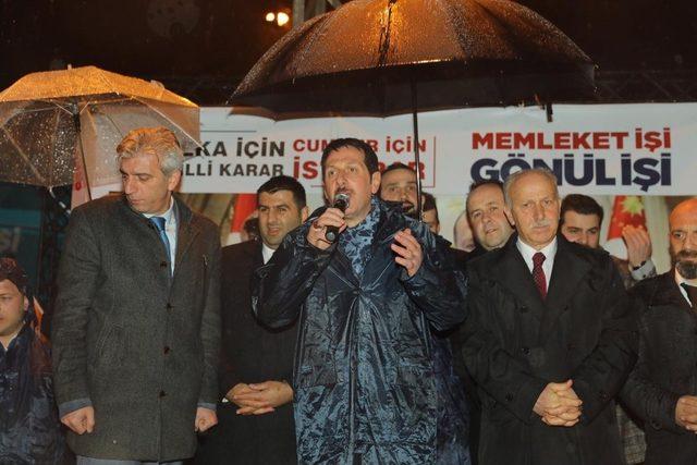 İlkadım’da seçim irtibat bürosu açılışına yoğun ilgi