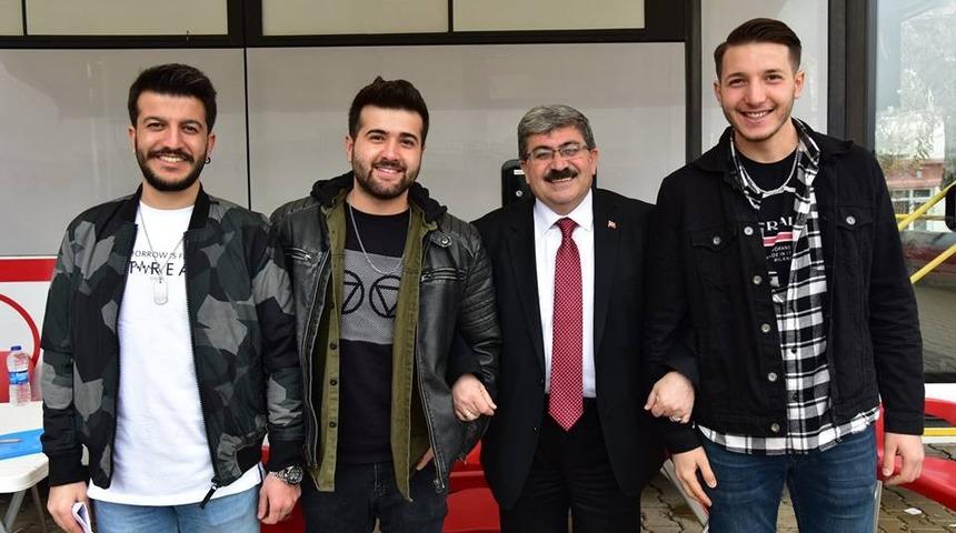 Başkan Can, gençlerle bir araya geldi