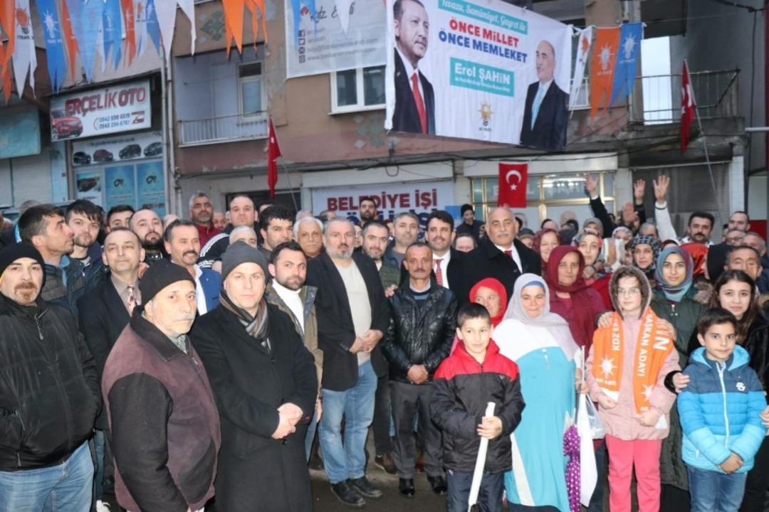 Şahin Elmatepe sakinlerine m&uuml;jdeler verdi