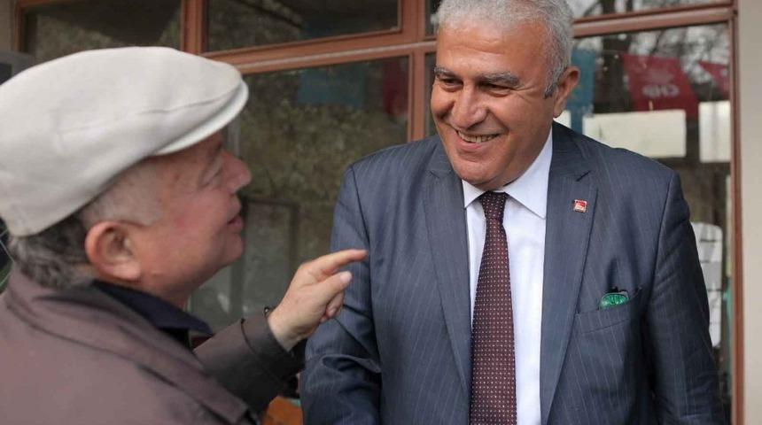 CHP Efeler adayı Mehmet Fatih Atay, Kalfak&ouml;y&rsquo;&uuml; ziyaret etti