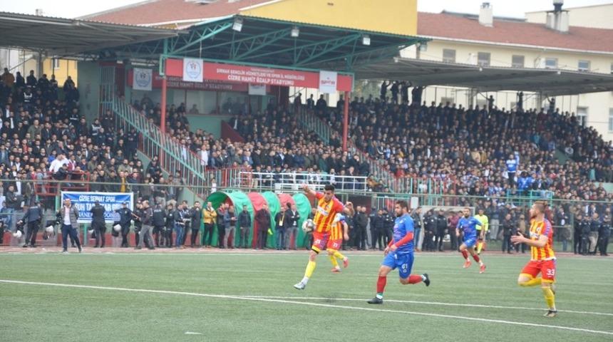 S&uuml;per Amat&ouml;r Lig&rsquo;de Cizre Serhatspor Şırnak Belediyespor&rsquo;u 2-1 yendi